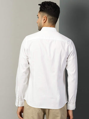 Thomas Scott Men Classic Regular Fit Cotton Oxford Casual Shirt