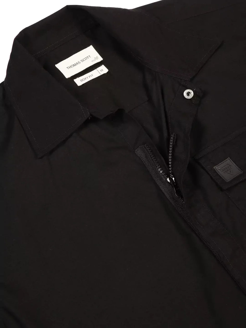 Thomas Scott Men Premium Boxy Pure Cotton Casual Shirt