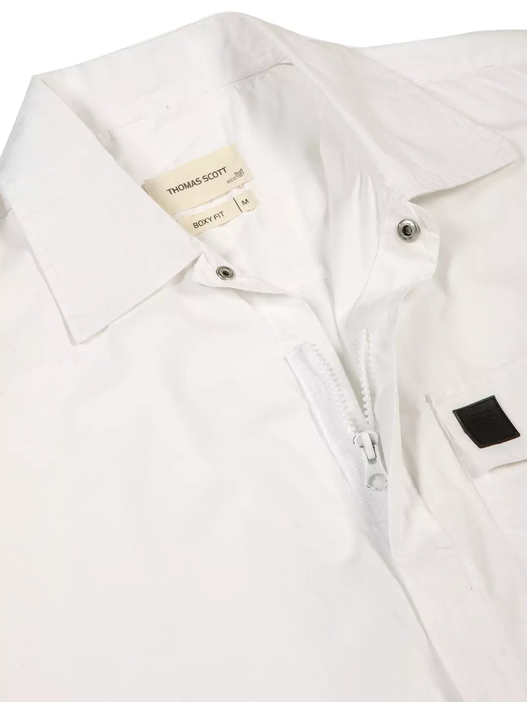 Thomas Scott Men Premium Boxy Pure Cotton Casual Shirt