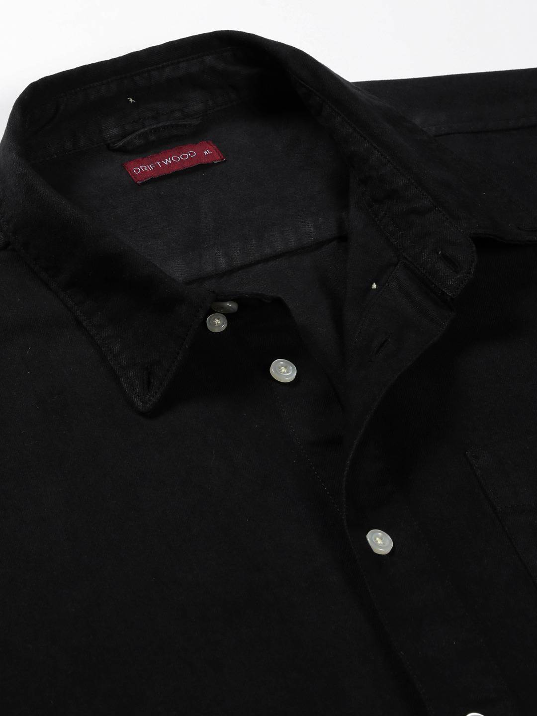 Thomas Scott Men Classic Slim Fit Spread Collar Casual Shirt