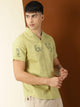 Thomas Scott Men Premium Fit Abstract Printed Pure Cotton Casual Shirt
