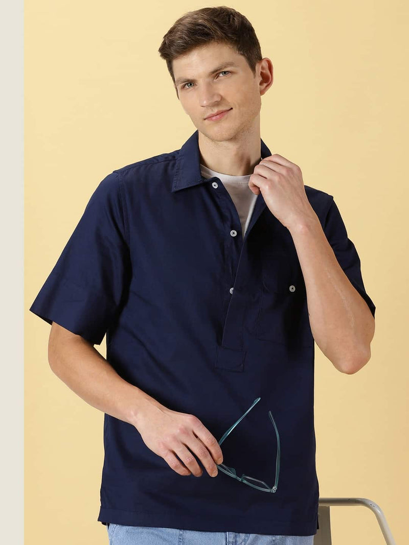 Thomas Scott Men Smart Pure Cotton Casual Shirt