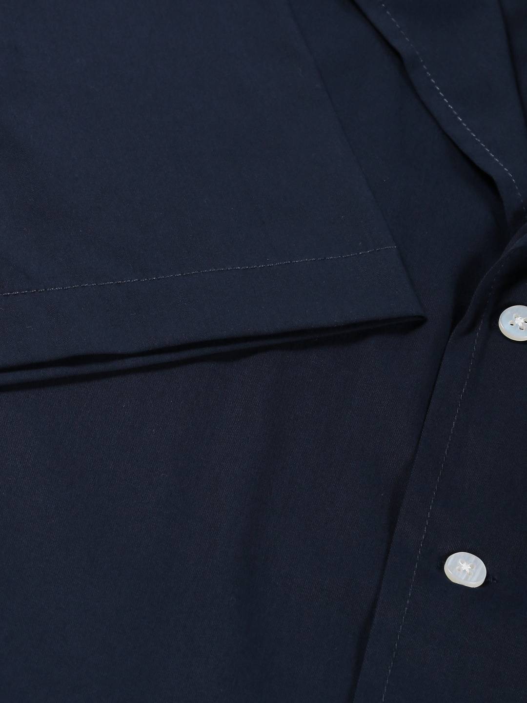 Thomas Scott Men Classic Spread Collar Short Sleeves Casual Shirt