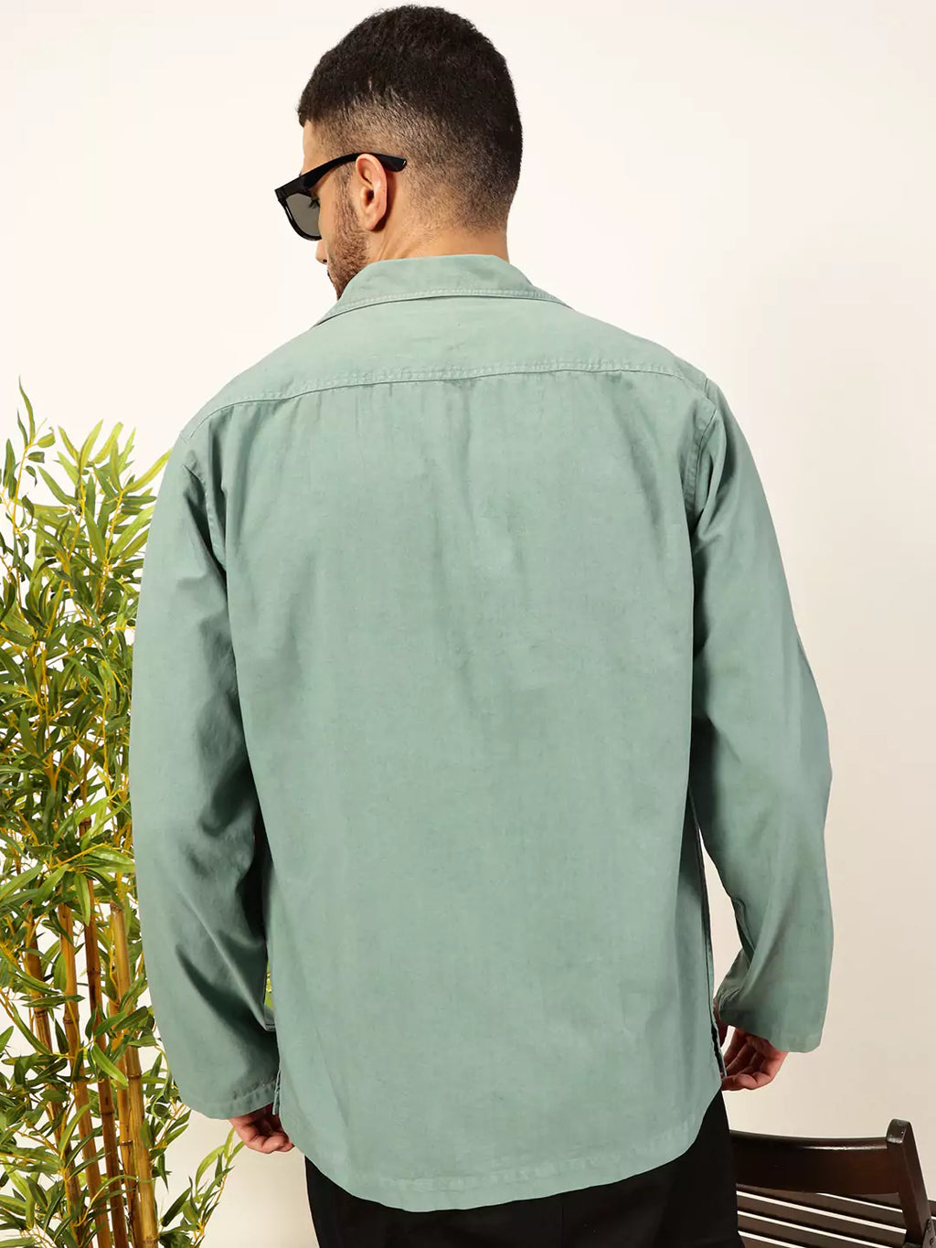 Thomas Scott Men Premium Pocket Detailing Solid Casual Shirt