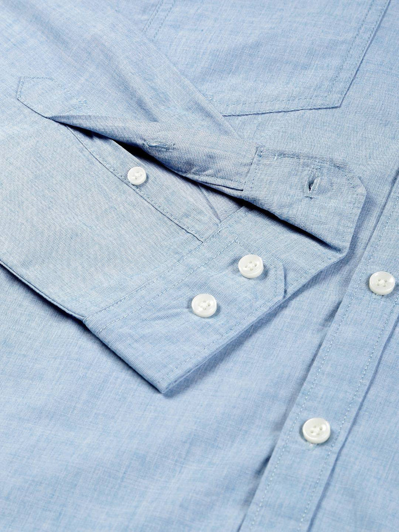 Thomas Scott Men Classic Opaque Cotton Casual Shirt