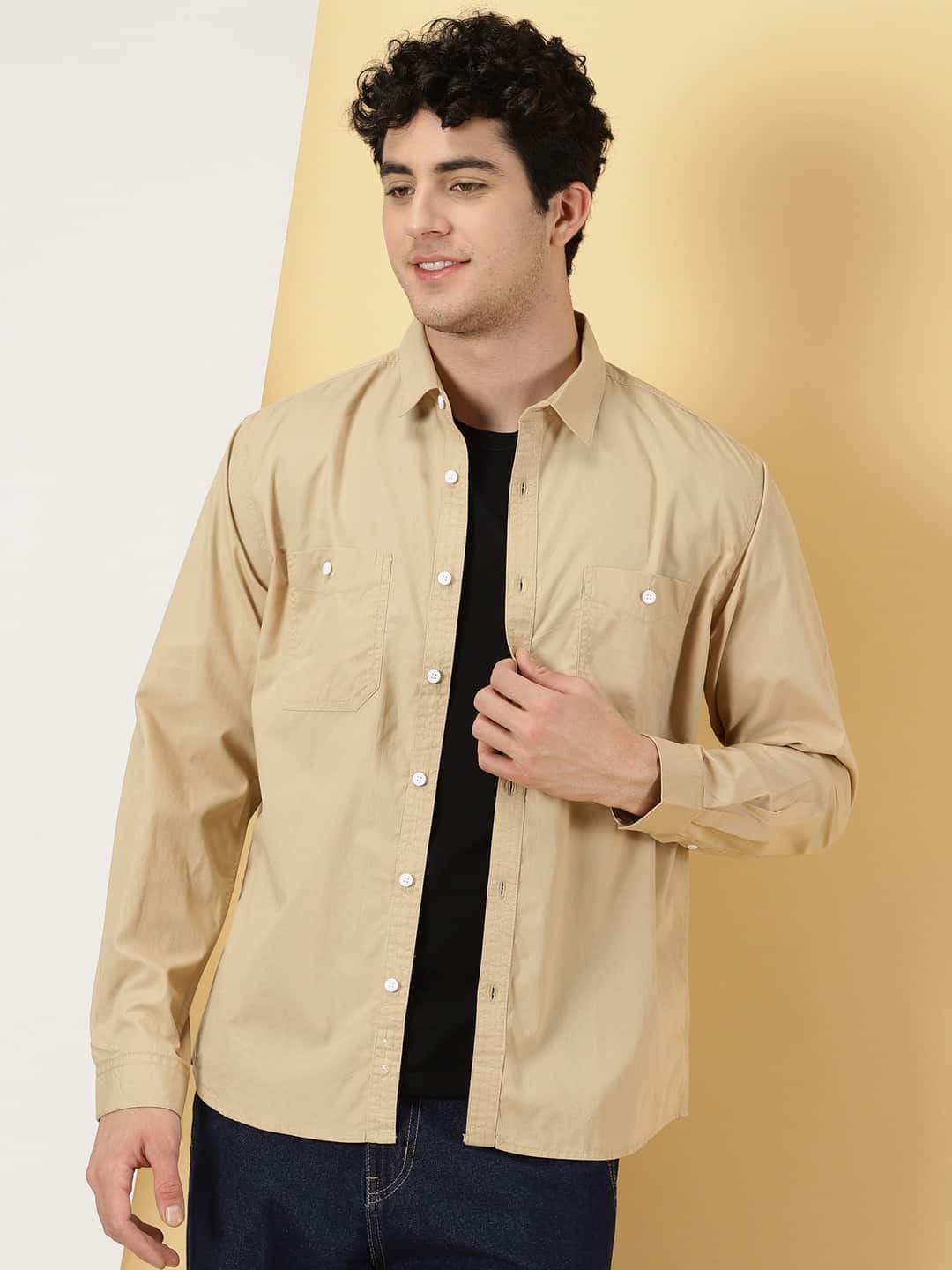 Thomas Scott Men Smart Pure Cotton Casual Shirt