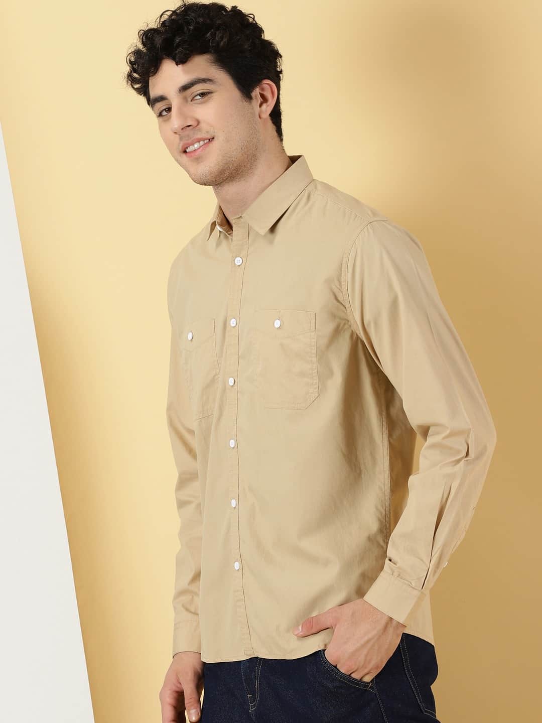 Thomas Scott Men Smart Pure Cotton Casual Shirt
