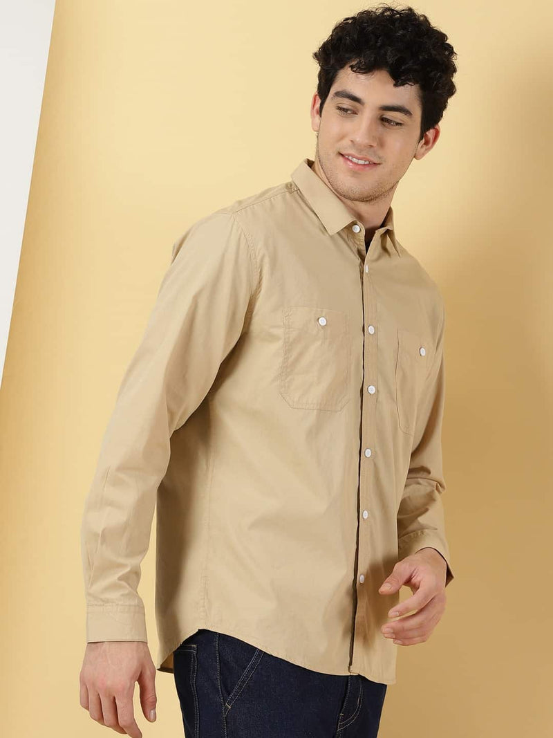 Thomas Scott Men Smart Pure Cotton Casual Shirt