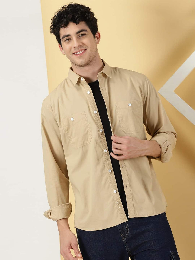 Thomas Scott Men Smart Pure Cotton Casual Shirt