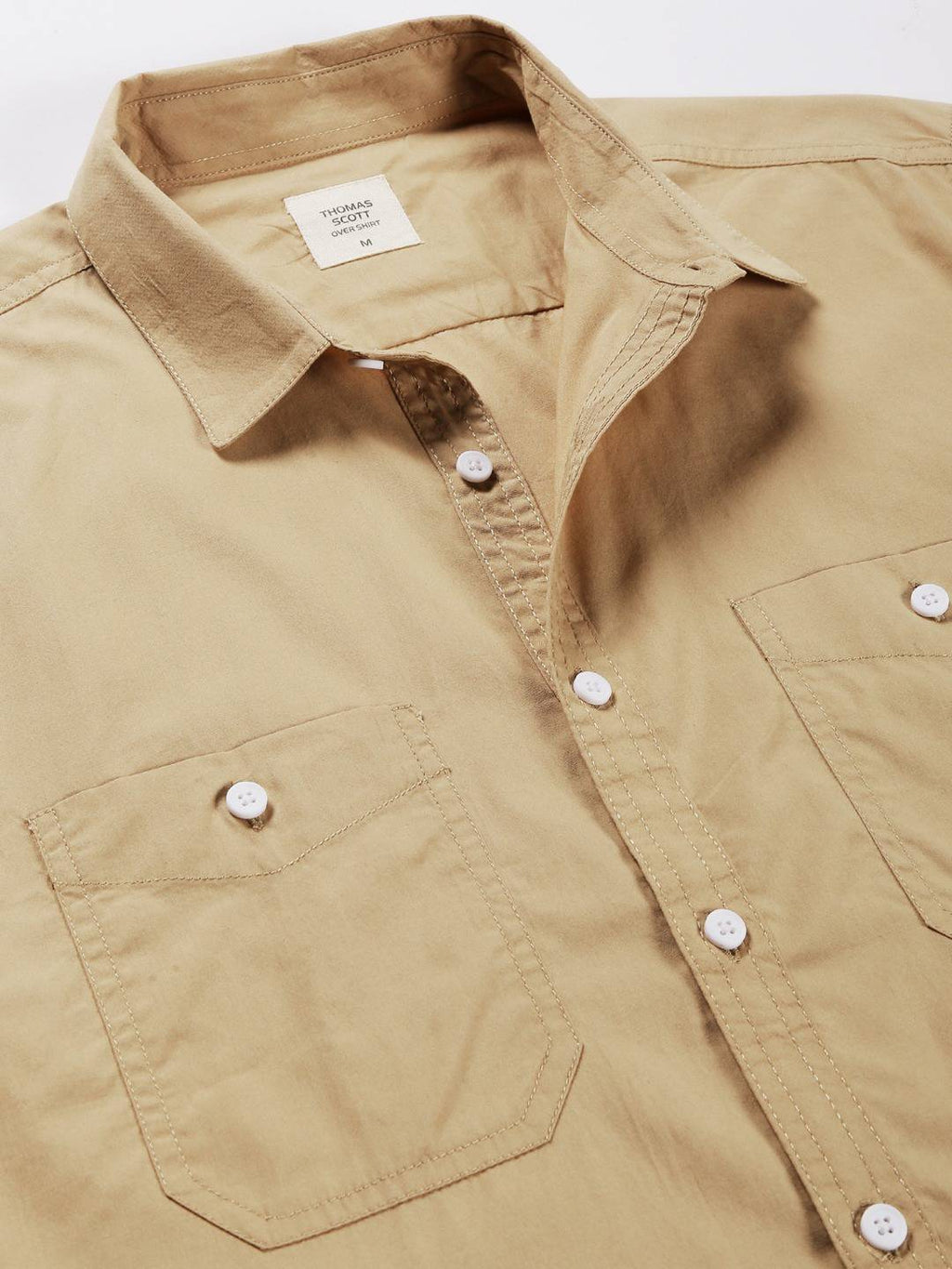 Thomas Scott Men Smart Pure Cotton Casual Shirt
