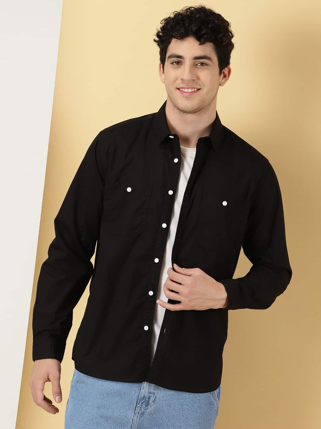Thomas Scott Men Smart Pure Cotton Casual Shirt