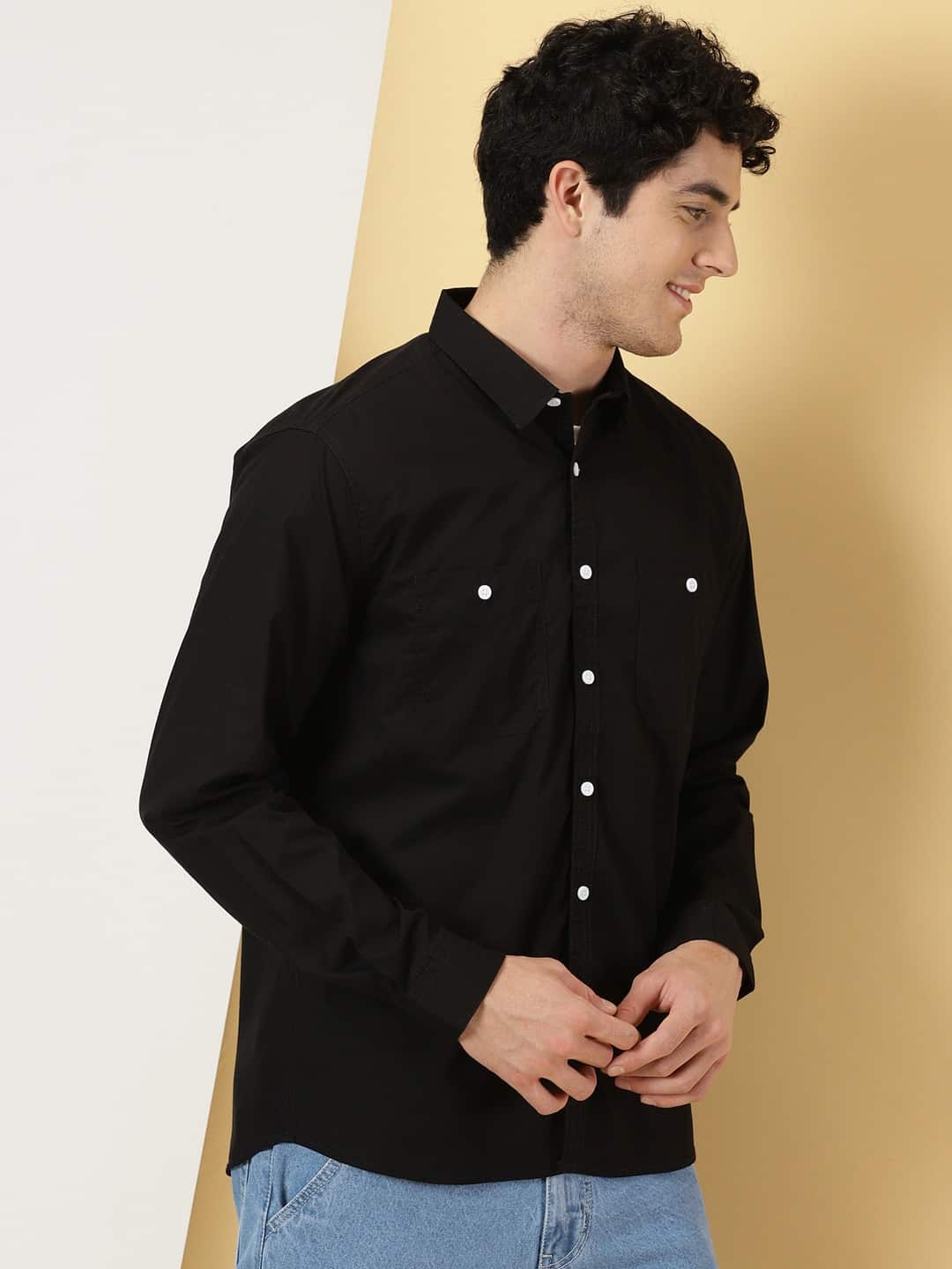 Thomas Scott Men Smart Pure Cotton Casual Shirt