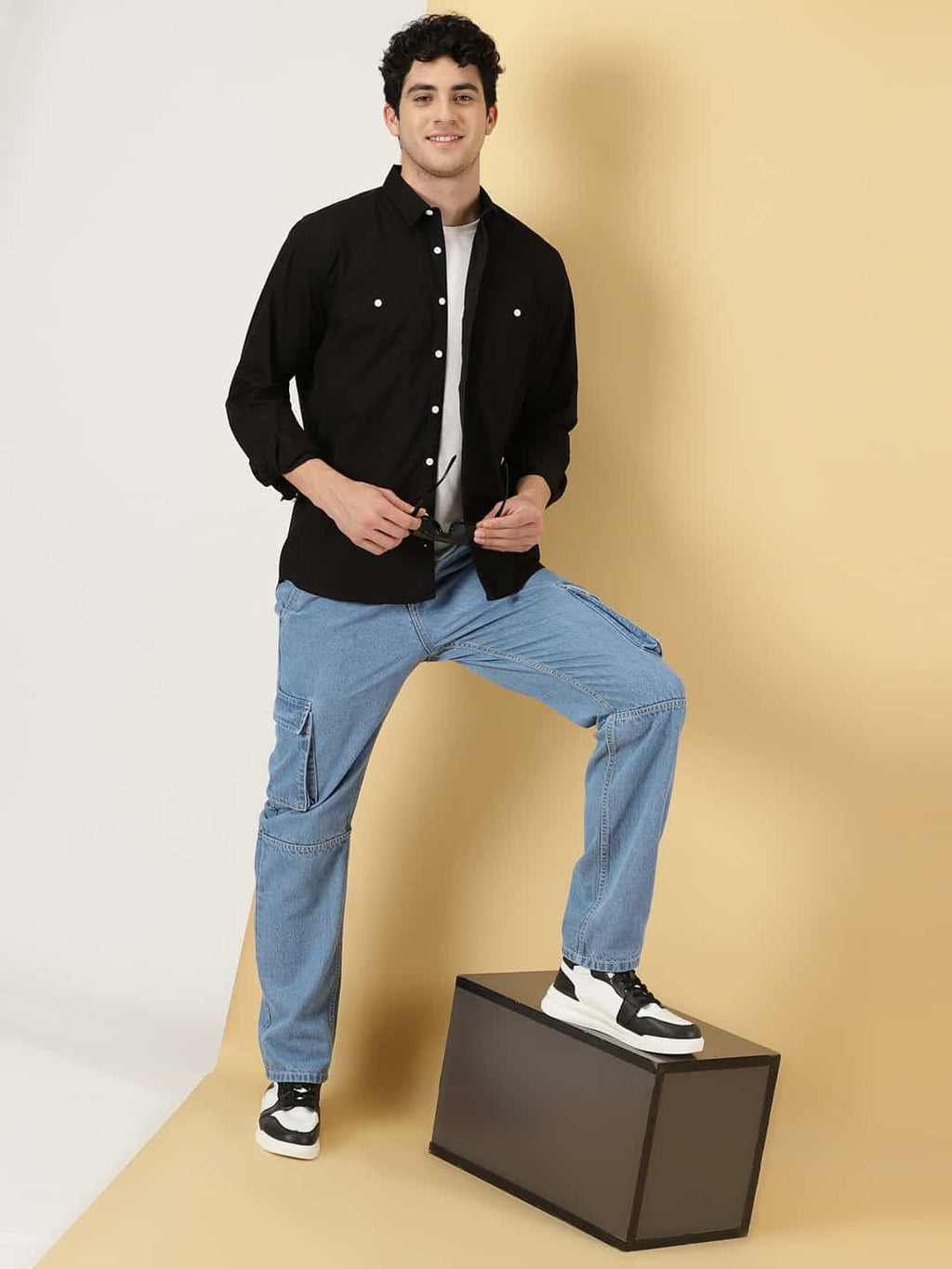 Thomas Scott Men Smart Pure Cotton Casual Shirt