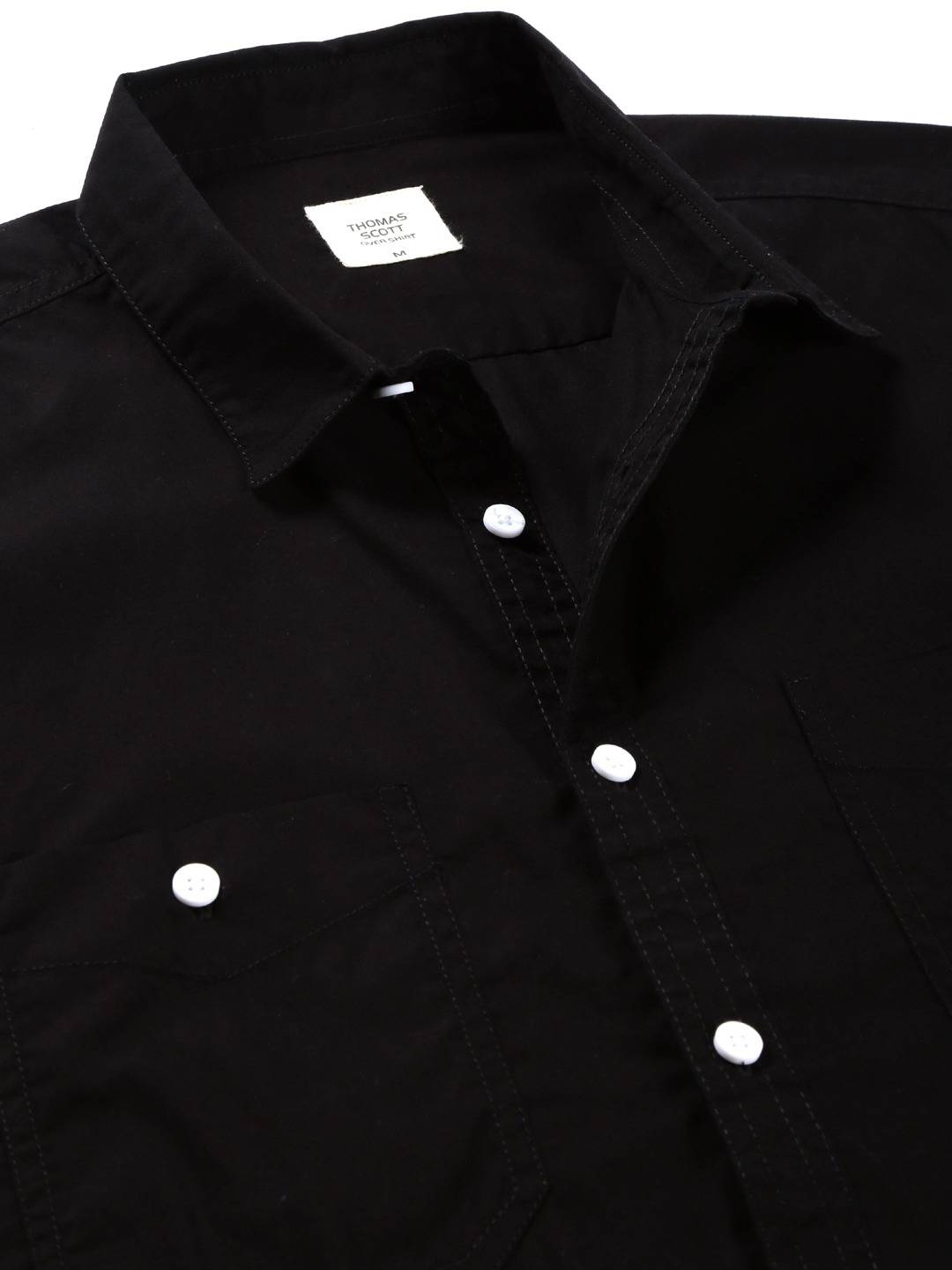 Thomas Scott Men Smart Pure Cotton Casual Shirt
