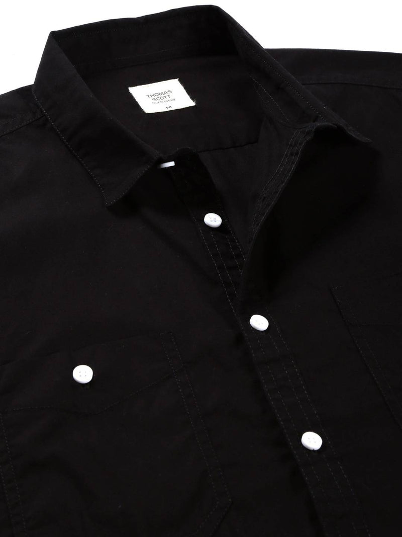 Thomas Scott Men Smart Pure Cotton Casual Shirt