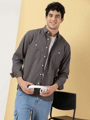 Thomas Scott Men Smart Pure Cotton Casual Shirt
