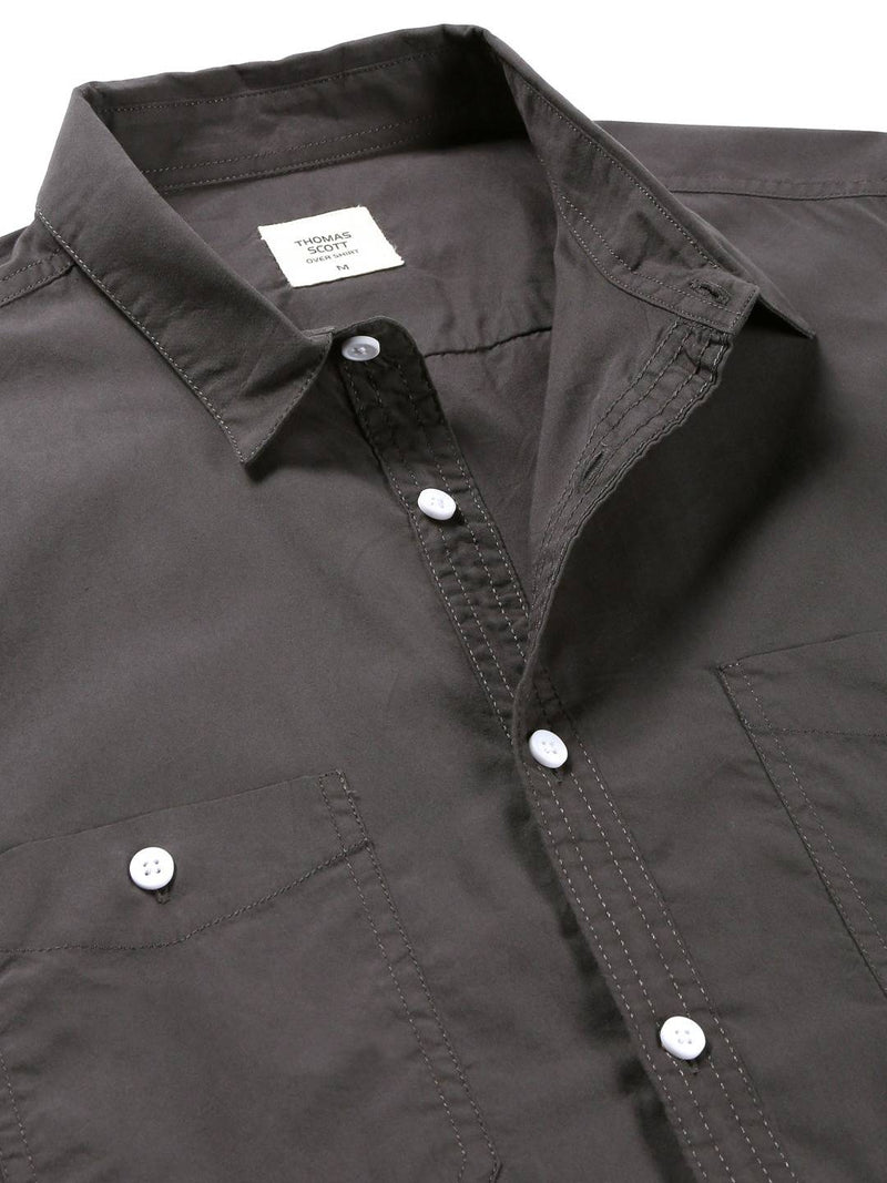 Thomas Scott Men Smart Pure Cotton Casual Shirt