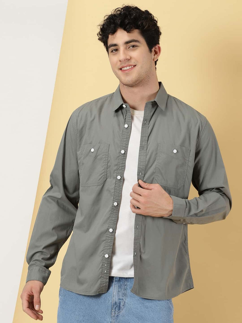 Thomas Scott Men Smart Pure Cotton Casual Shirt
