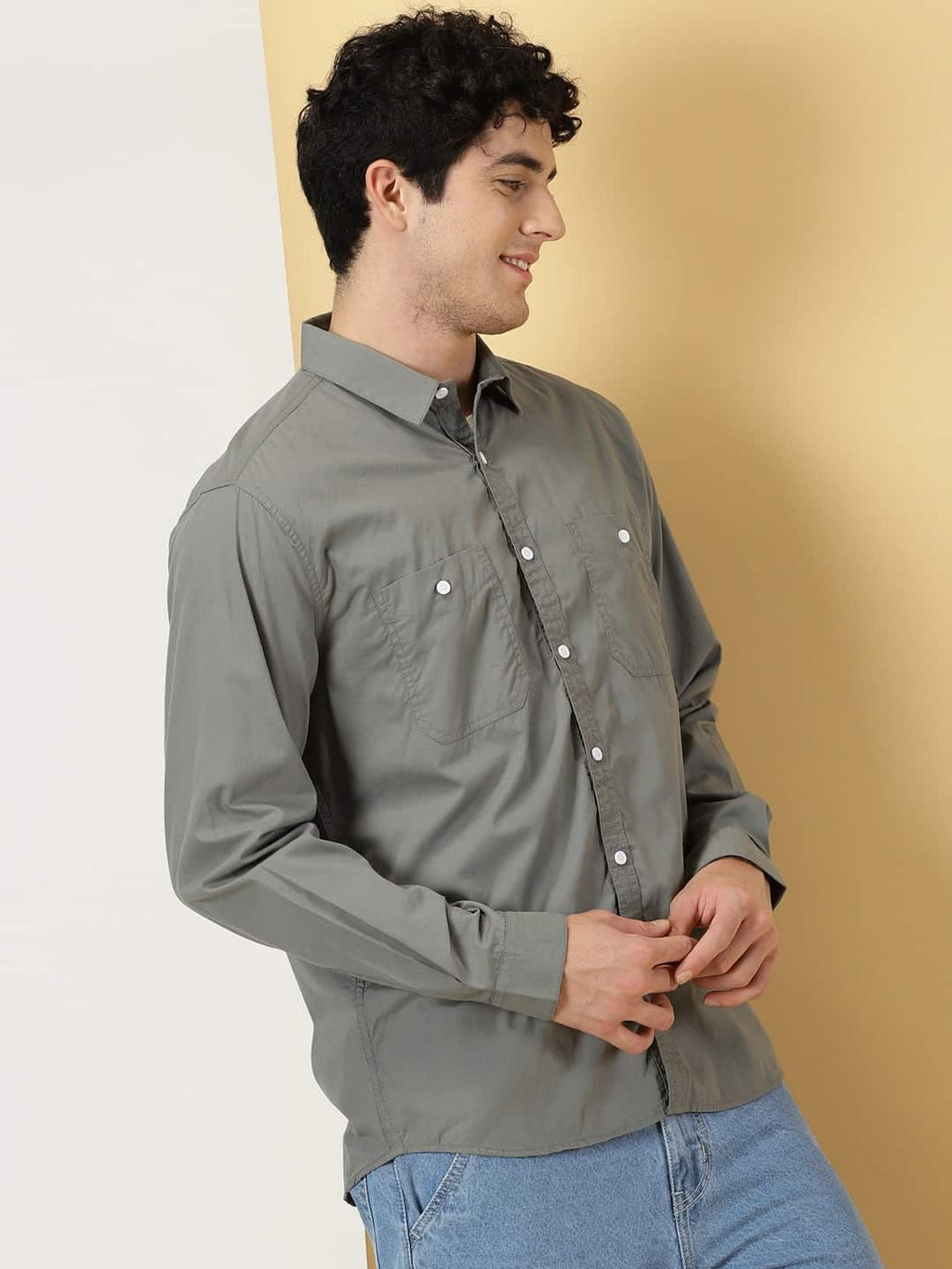 Thomas Scott Men Smart Pure Cotton Casual Shirt