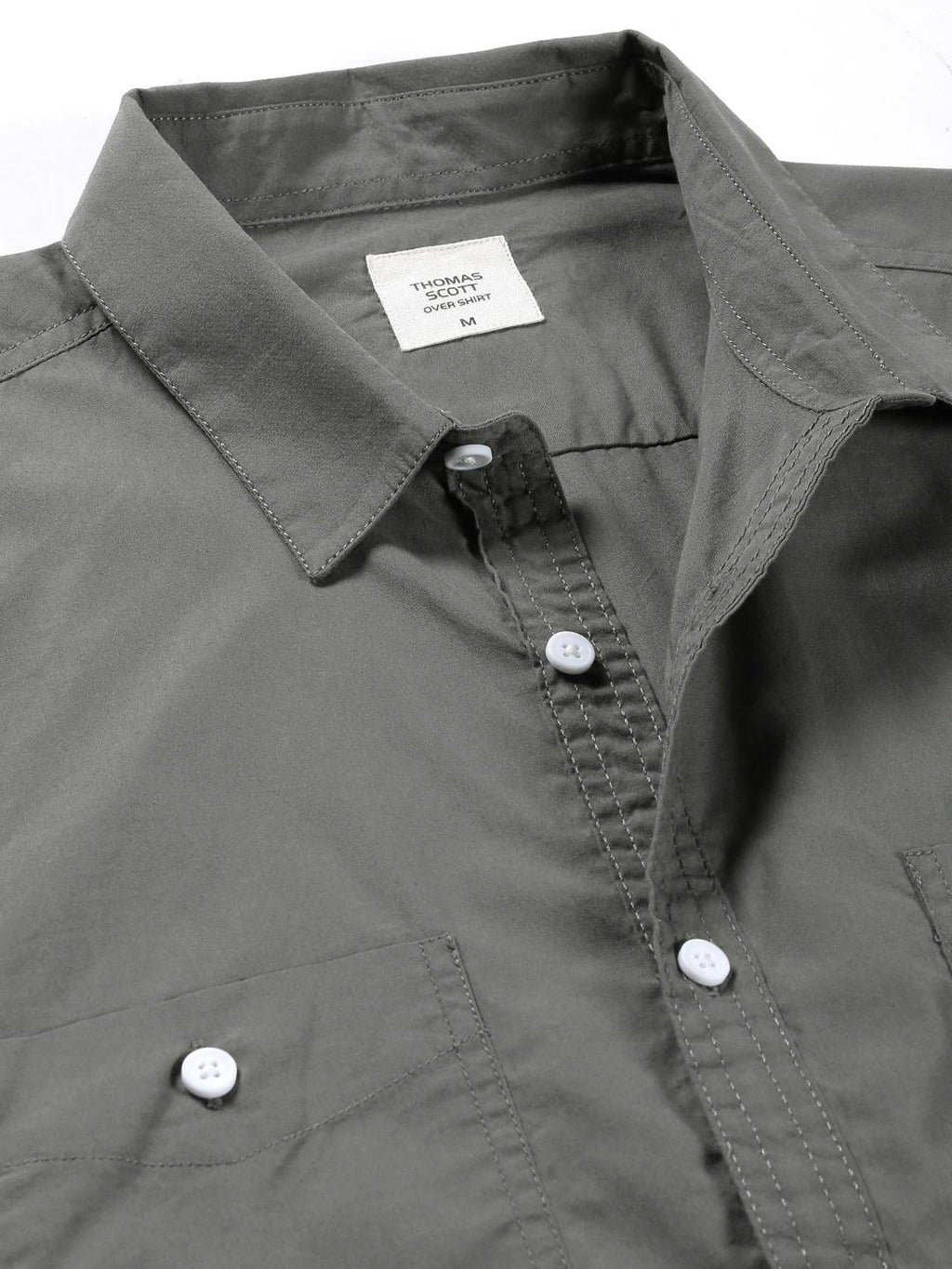 Thomas Scott Men Smart Pure Cotton Casual Shirt