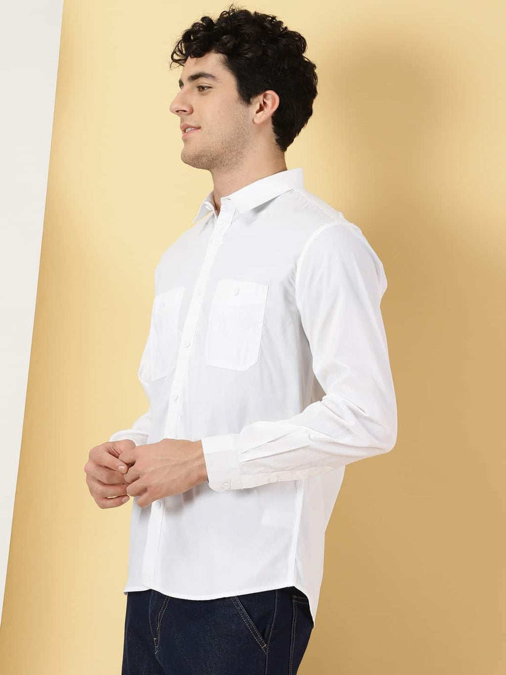 Thomas Scott Men Smart Pure Cotton Casual Shirt