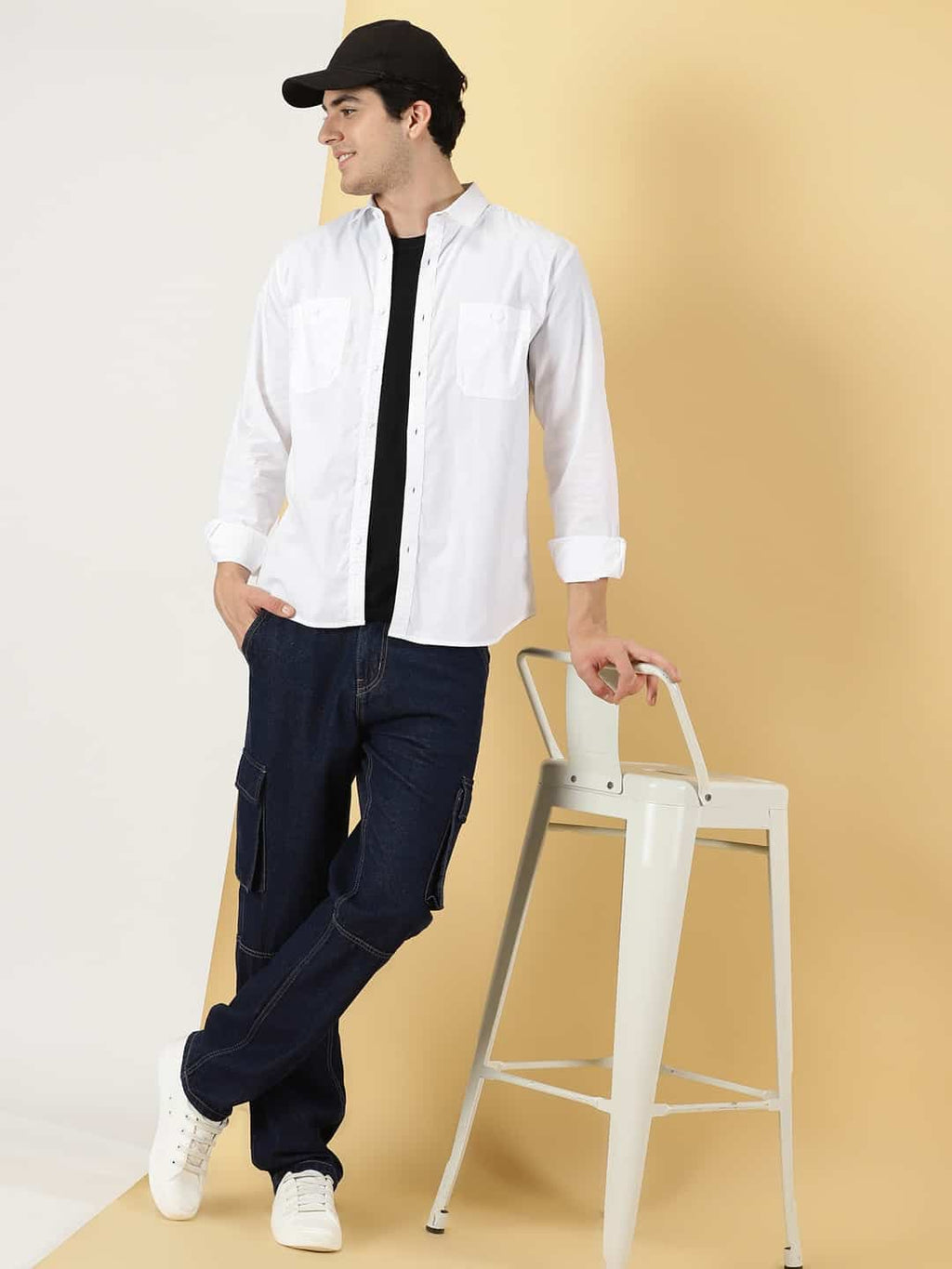 Thomas Scott Men Smart Pure Cotton Casual Shirt