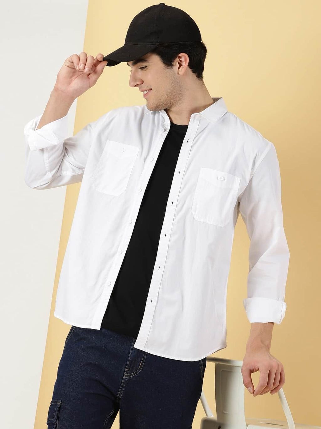 Thomas Scott Men Smart Pure Cotton Casual Shirt