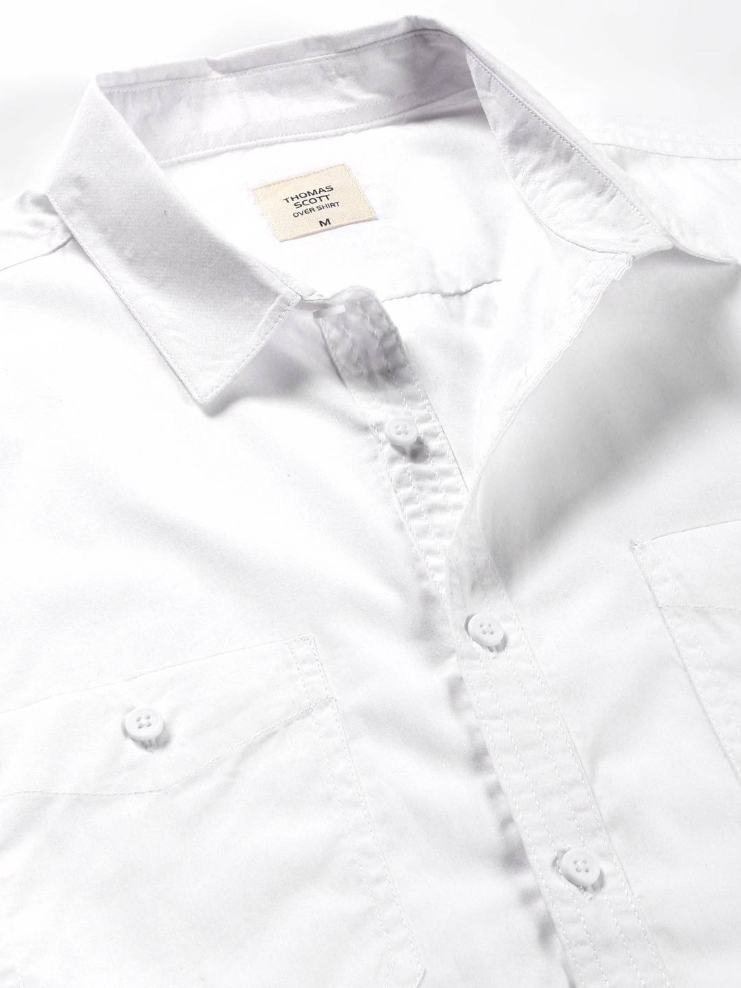 Thomas Scott Men Smart Pure Cotton Casual Shirt