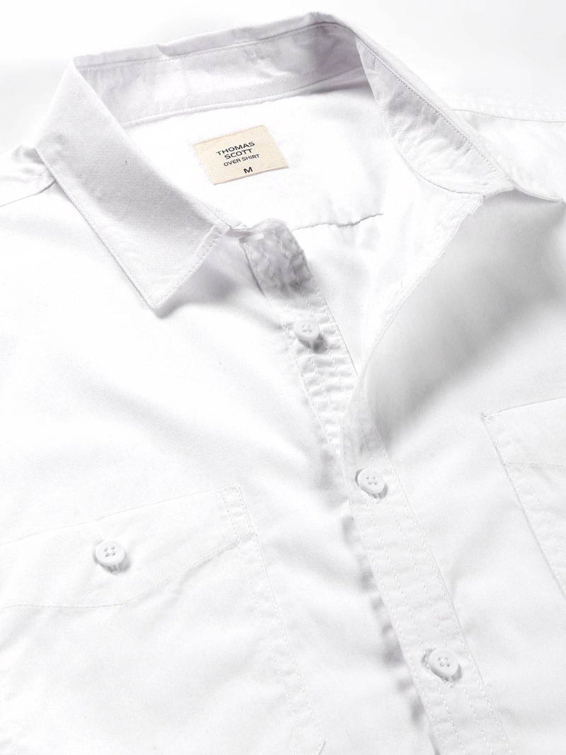 Thomas Scott Men Smart Pure Cotton Casual Shirt