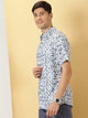 Thomas Scott Men Classic Abstract Printed Cotton Shirt