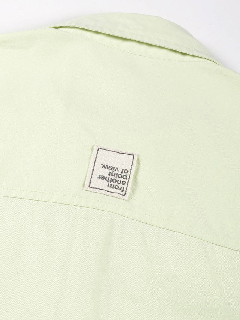 Thomas Scott Men Smart Pure Cotton Oversized Casual Shirt