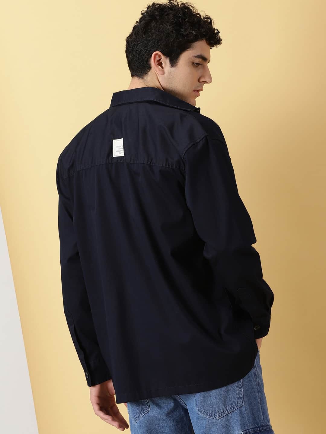 Thomas Scott Men Smart Pure Cotton Oversized Casual Shirt