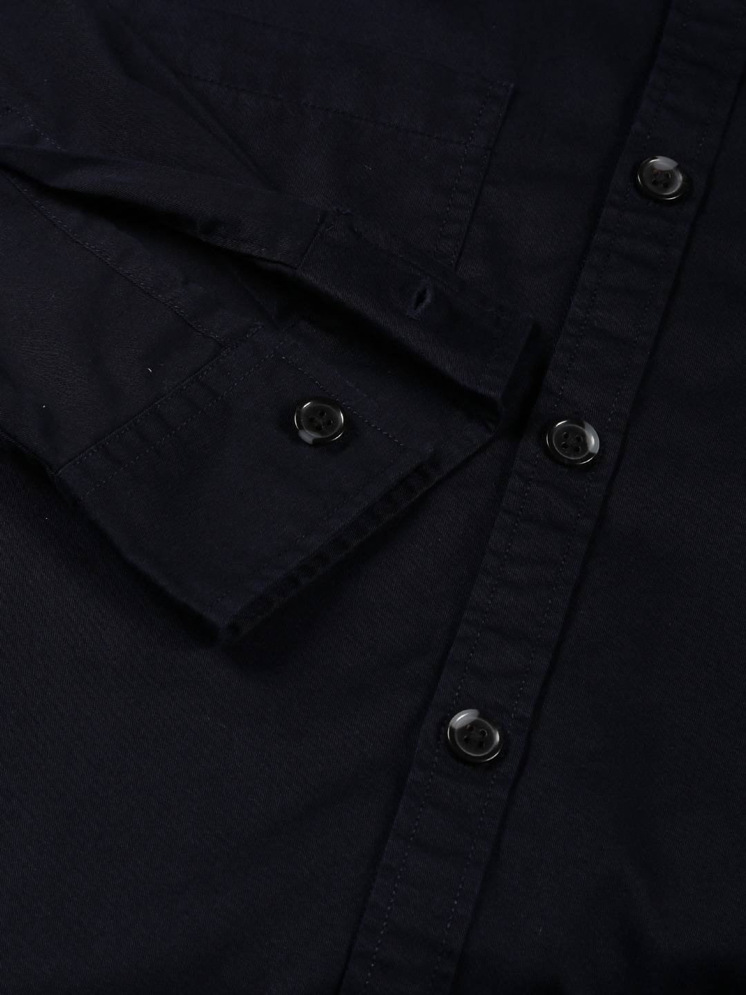 Thomas Scott Men Smart Pure Cotton Oversized Casual Shirt