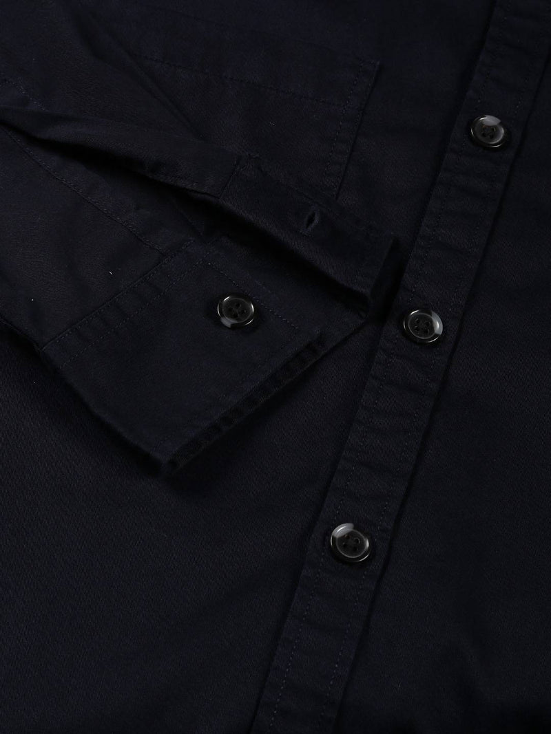 Thomas Scott Men Smart Pure Cotton Oversized Casual Shirt