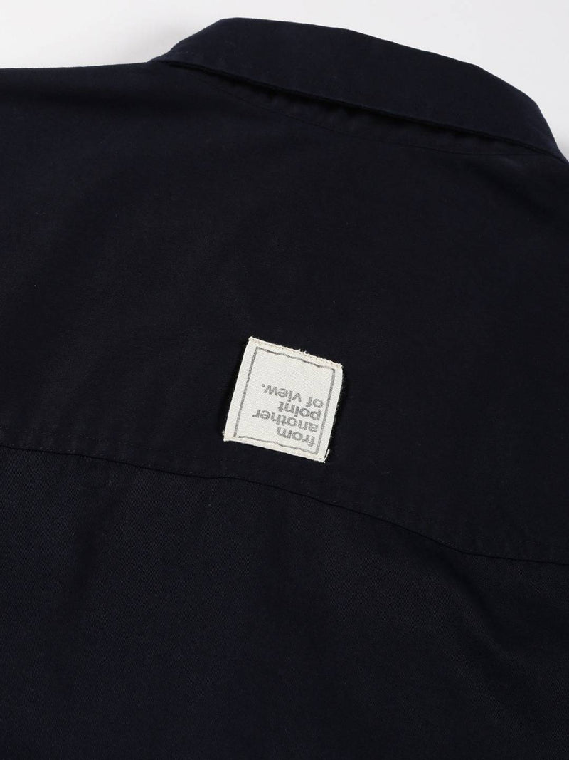 Thomas Scott Men Smart Pure Cotton Oversized Casual Shirt
