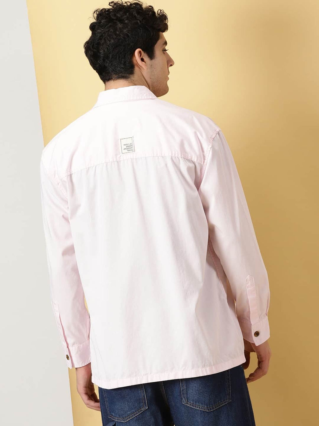 Thomas Scott Men Smart Pure Cotton Oversized Casual Shirt