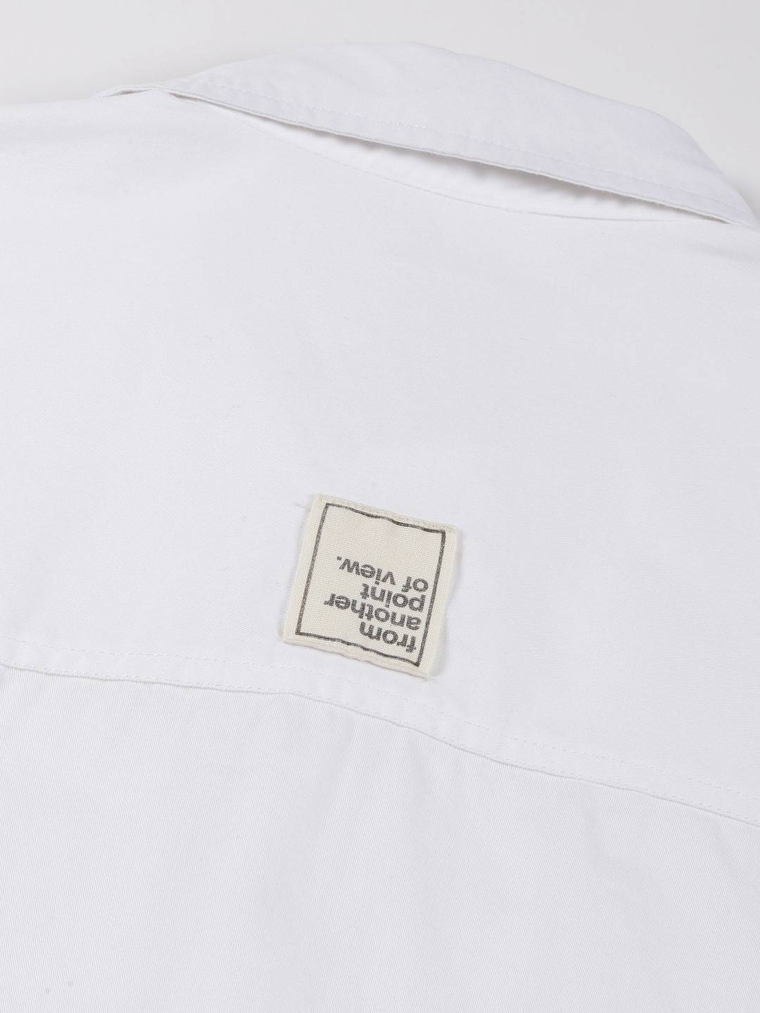 Thomas Scott Men Smart Pure Cotton Oversized Casual Shirt