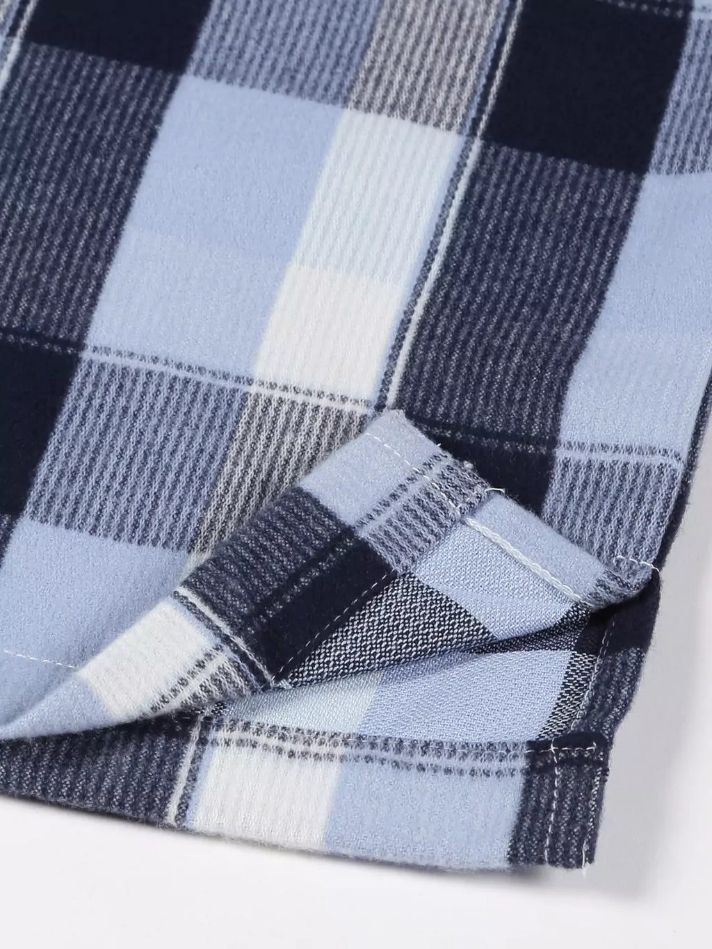 Thomas Scott Men Checked Cotton Premium Corduroy Oversized Shackets
