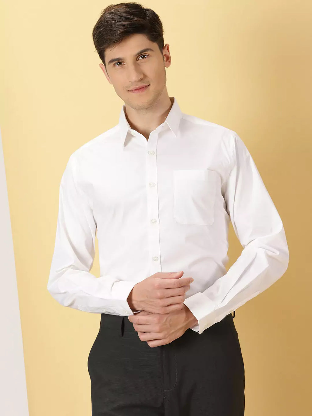 Thomas Scott Men Classic Slim Fit Formal Shirt