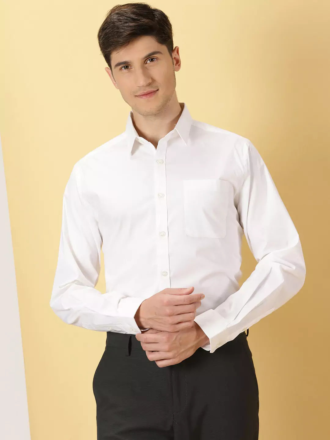 Thomas Scott Men Classic Slim Fit Formal Shirt