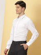 White Classic Slim Fit Formal Shirt For Men