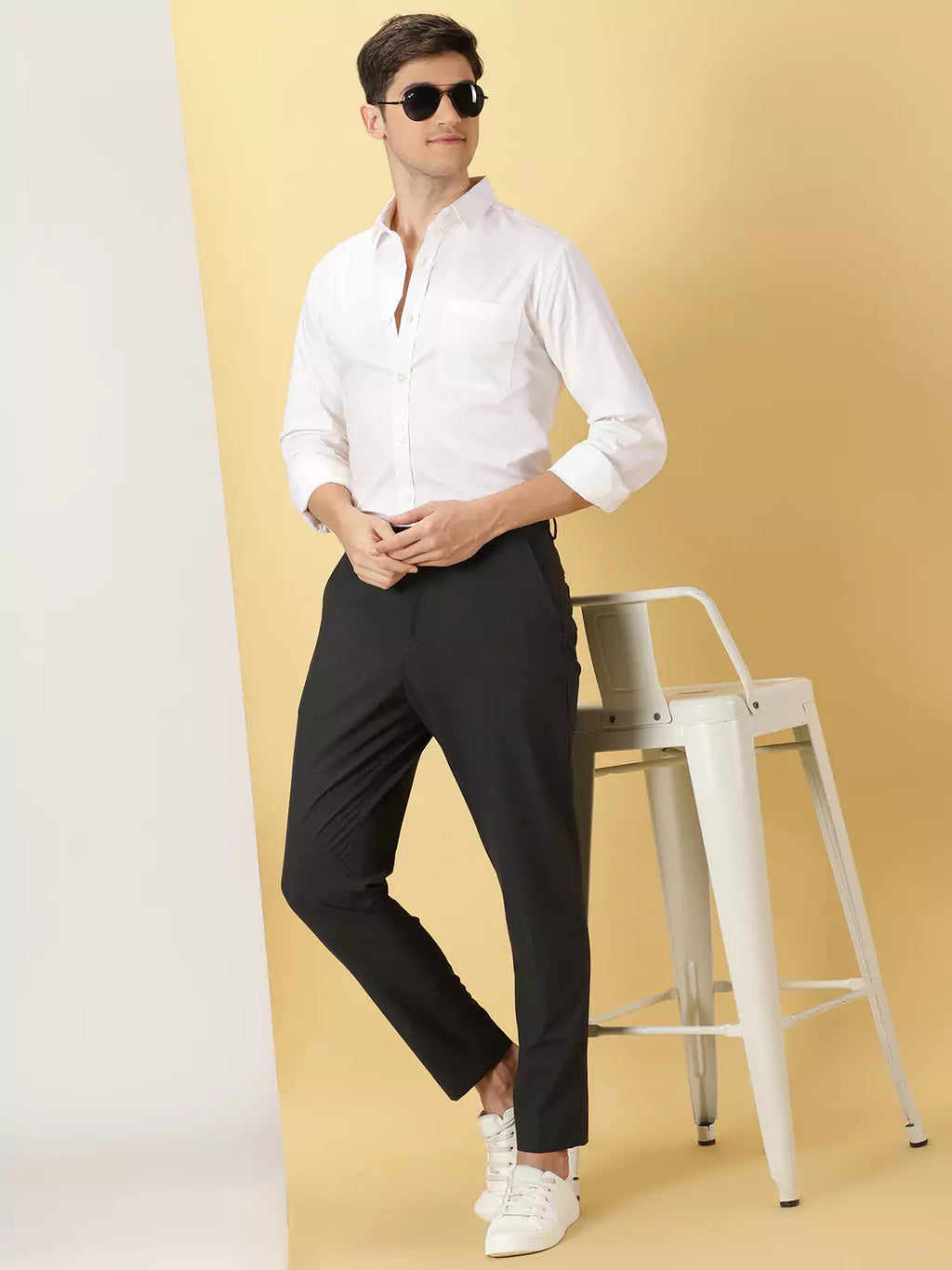 Thomas Scott Men Classic Slim Fit Formal Shirt