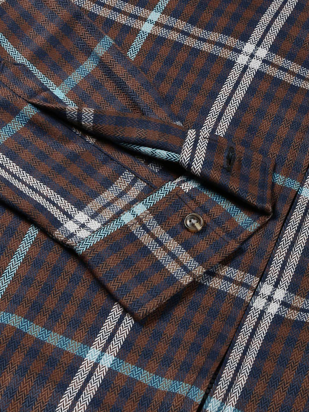 Thomas Scott Men Classic Tartan Checks Opaque Checked Cotton Casual Shirt