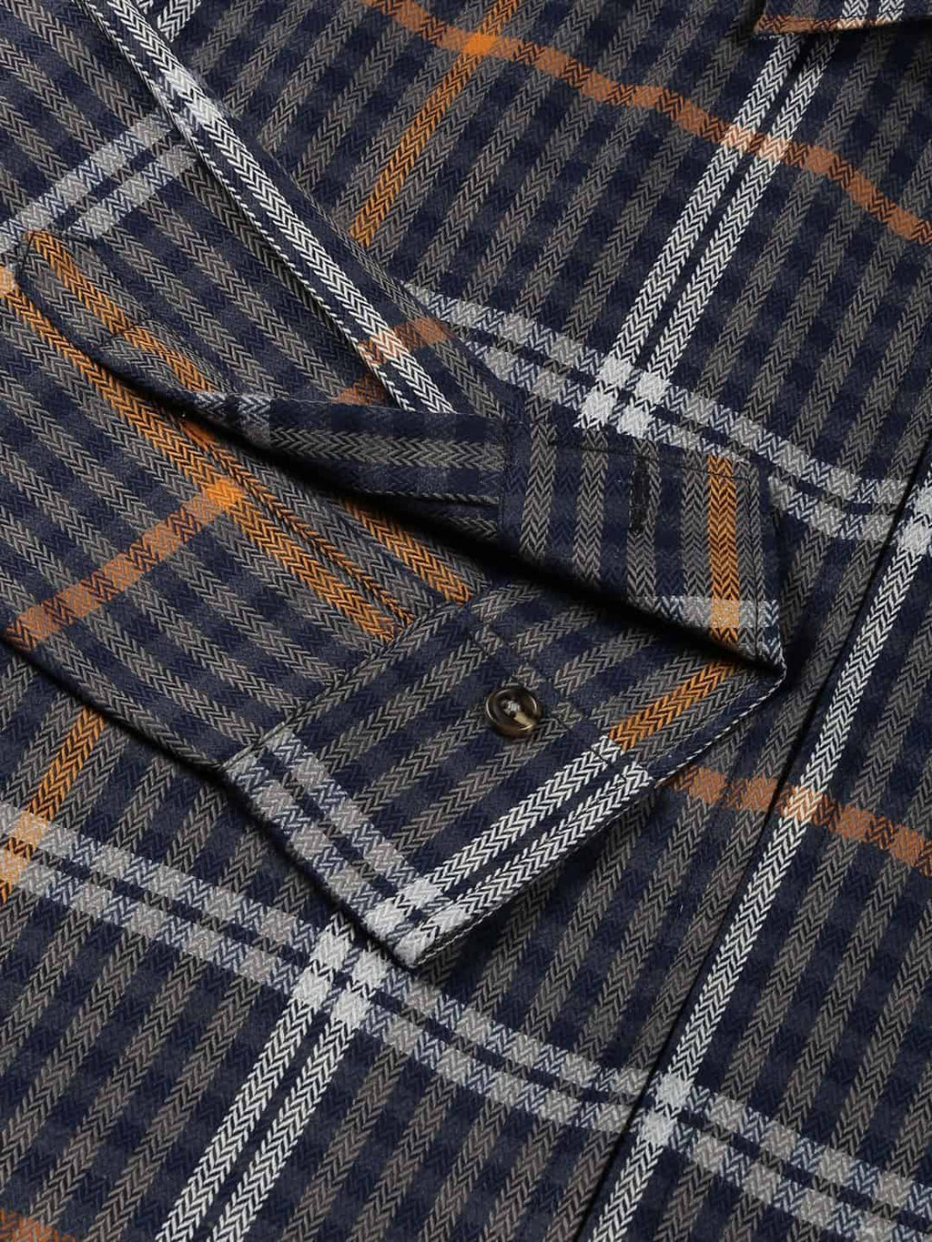 Thomas Scott Men Classic Tartan Checks Opaque Checked Cotton Casual Shirt