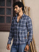 Premium Slim Fit Tartan Checks Cotton Casual Shirt For Men
