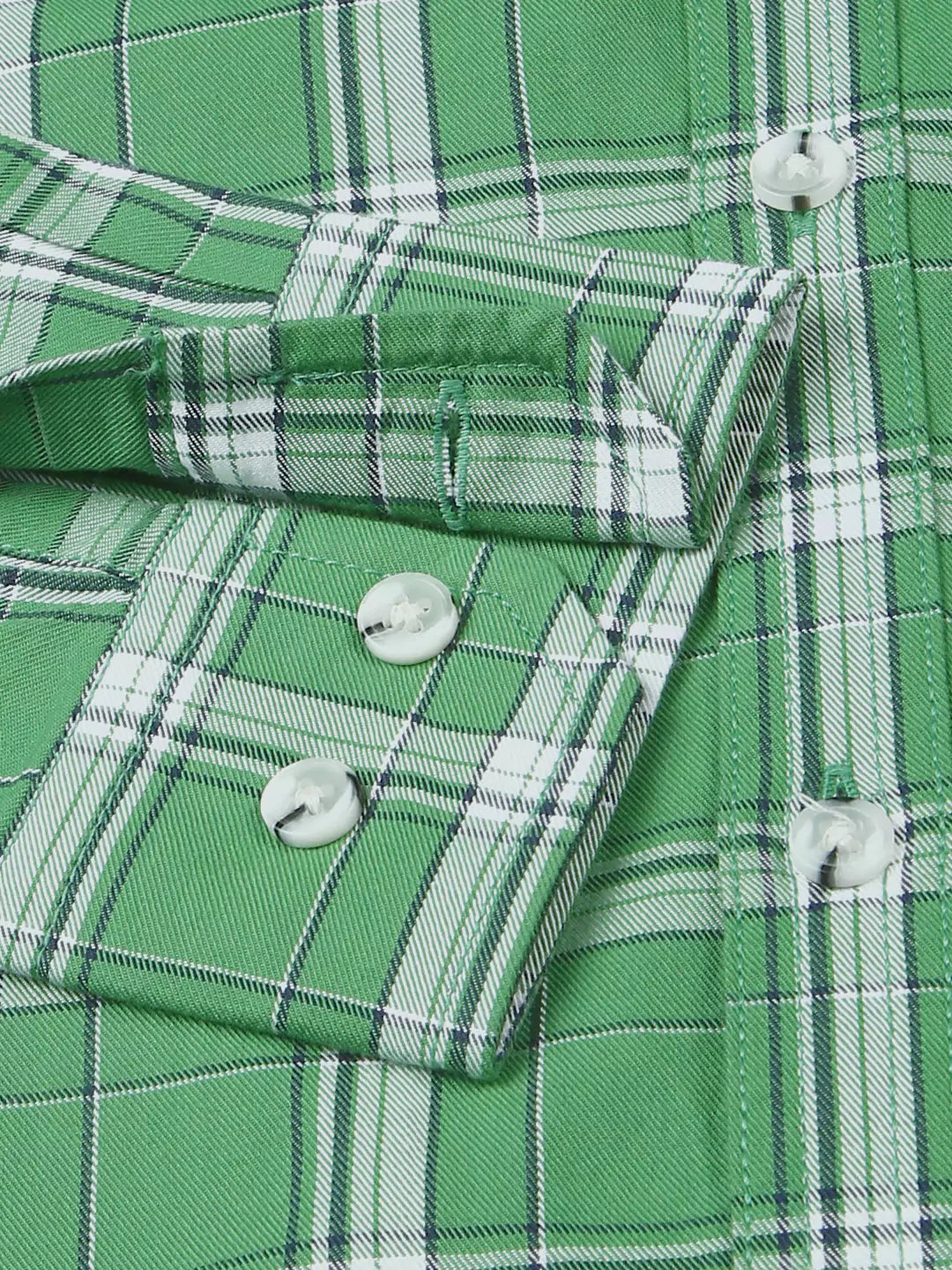 Thomas Scott Men Standard Slim Fit Tartan Checks Pure Cotton Casual Shirt