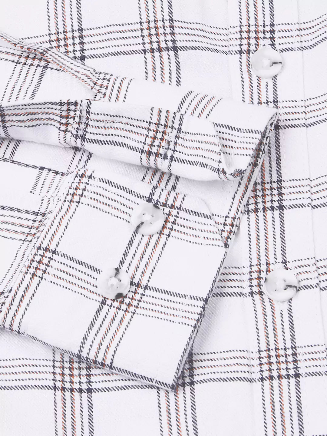 Thomas Scott Men Standard Slim Fit Tartan Checks Pure Cotton Casual Shirt