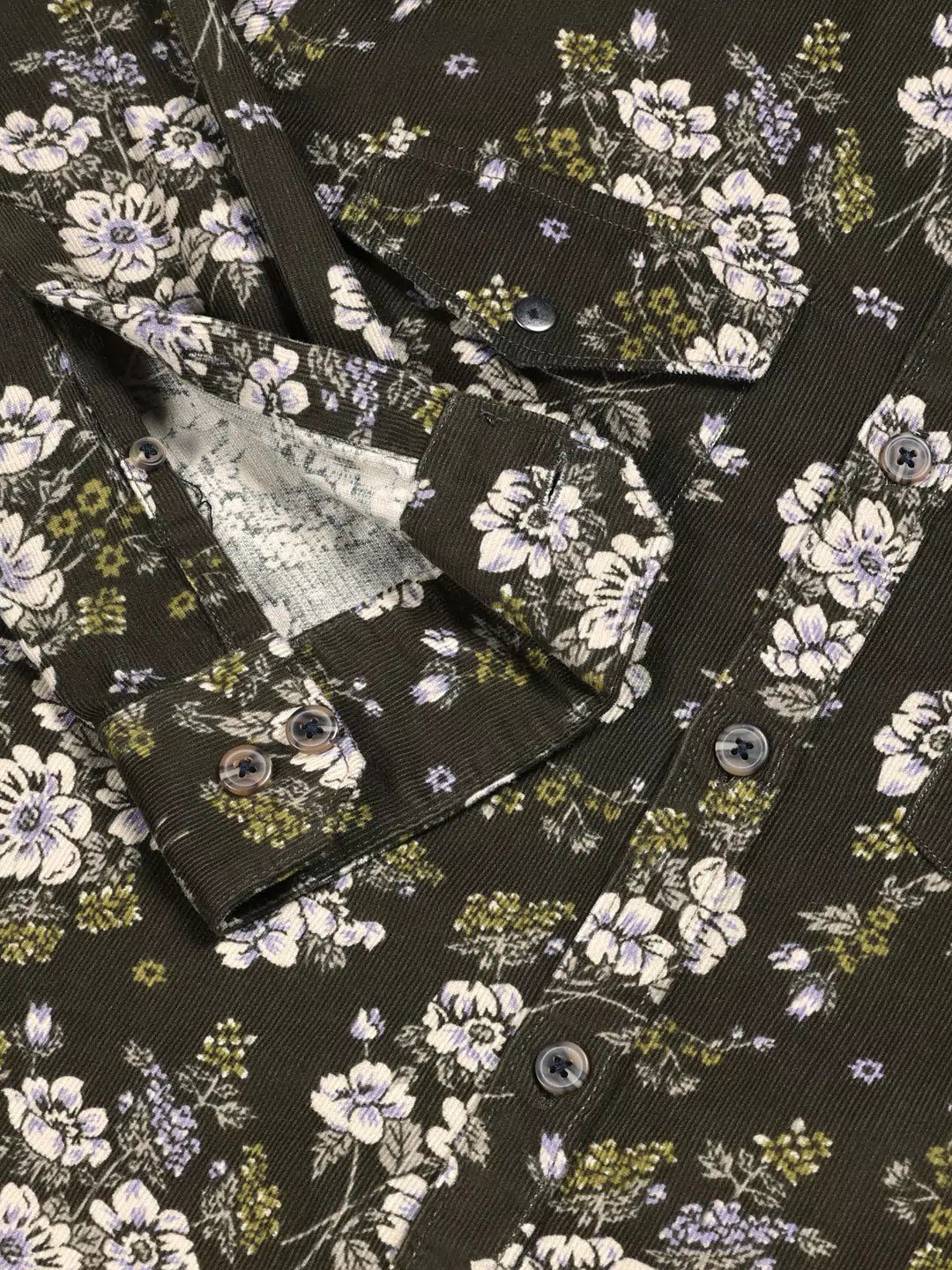 Thomas Scott Men Premium Slim Fit Floral Printed Spread Collar Casual Shirt