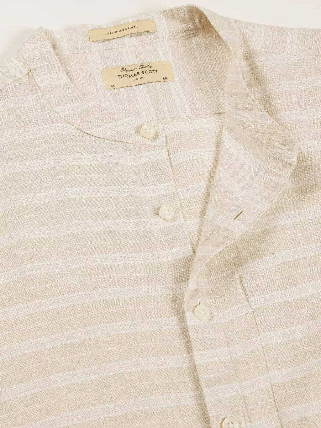 Thomas Scott Men Premium Linen Casual Shirt