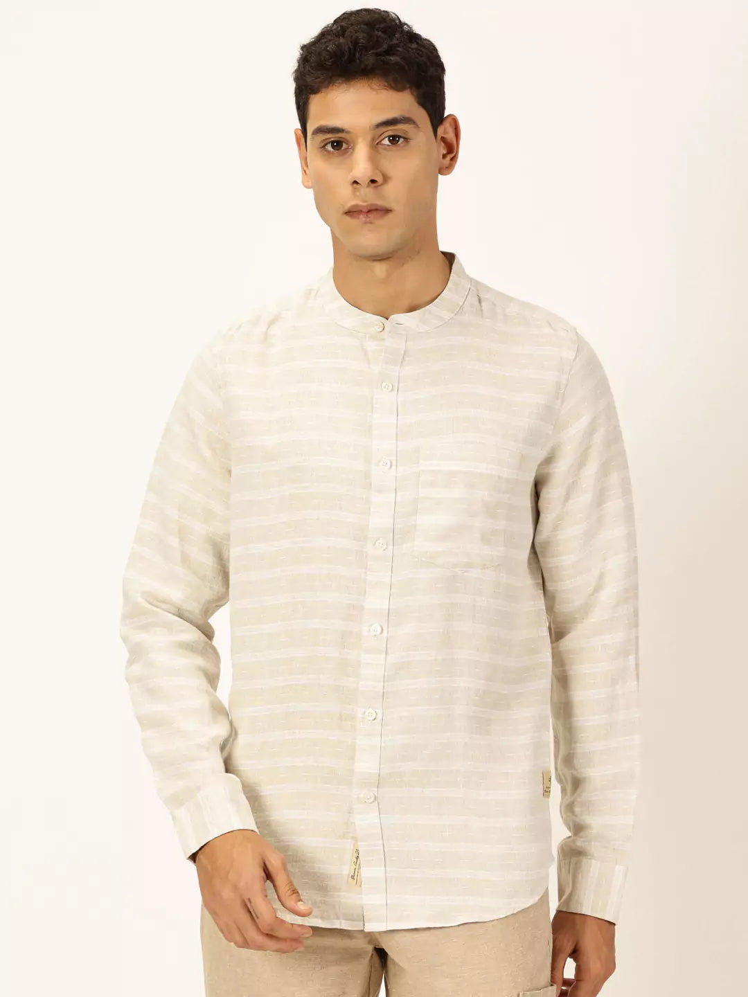 Thomas Scott Men Premium Linen Casual Shirt